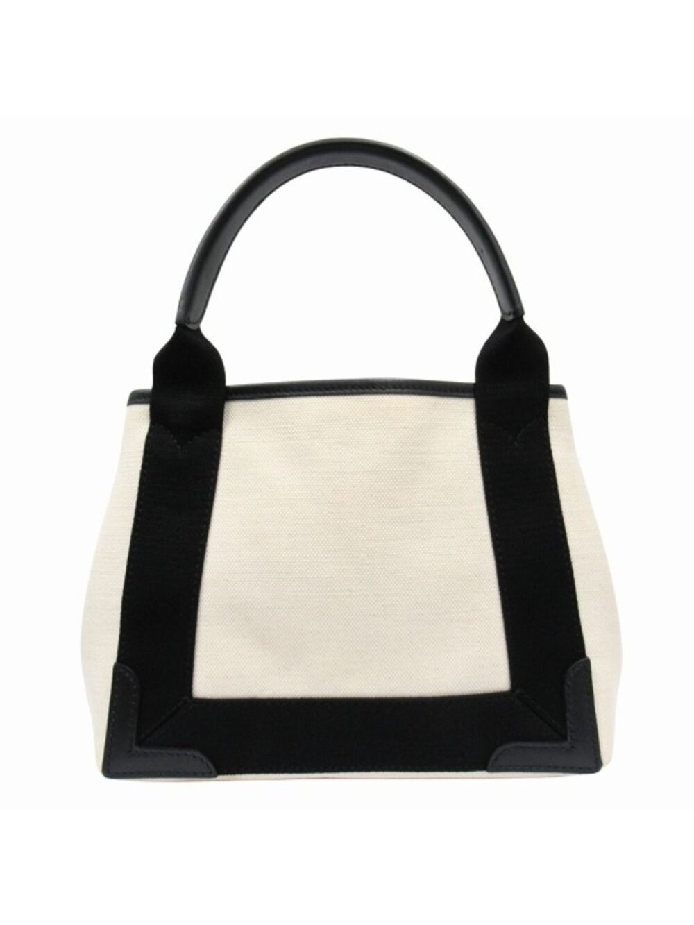 ★SOLD★ Balenciaga Cabas XS 2-Way Shoulder Hand Bag Canvas Leather Logo Natural - Picture 2 of 9
